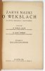 LULEK Tomasz, ŻABIŃSKI Albin - Zarys nauki o wekslach do użyku szkolnego i praktycznego. Wyd. IV wg nowej ustawy wekslowej. 1938
